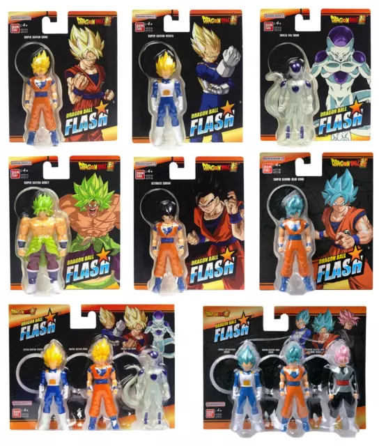 Figurines DRAGON BALL Flash Bandai Super Saiyan Goku Broly Vegeta Gohan Freezer