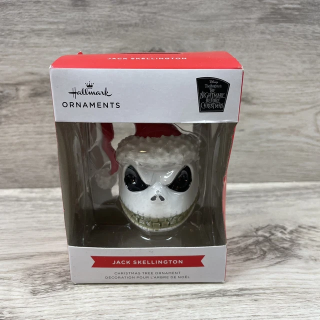HALLMARK CHRISTMAS ORNAMENT Nightmare Before Jack Skellington Head