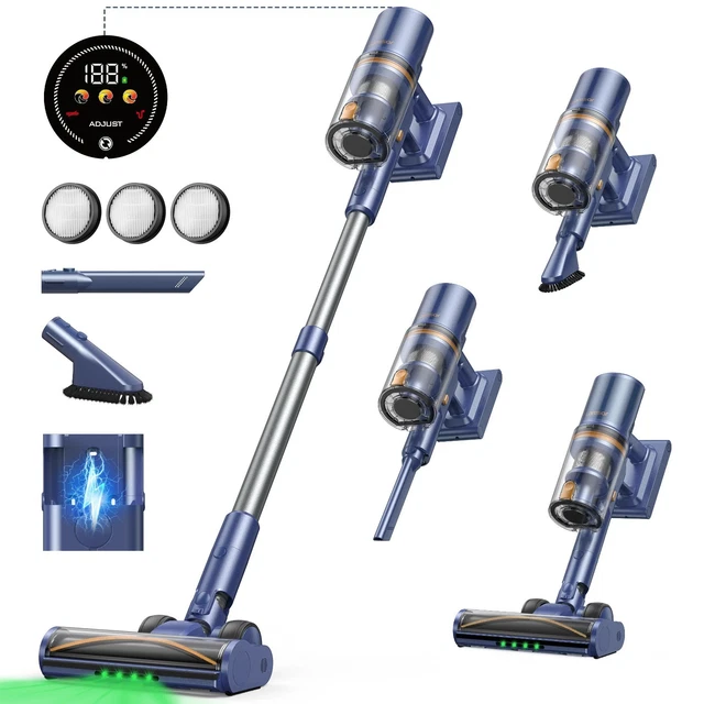 Aspirateur Balai - Aspirateur Balai Sans Fil - Aspirateur Sans Fil Aspirateur Sans Fil Ecran Tactile Aspirateur Balai Sans Sac 450w