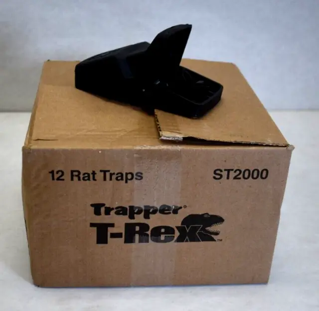 12 Pack Trapper T-Rex Rat Trap Easy Set Rat Trap Sewer Roof Rat Norway Rat Trap