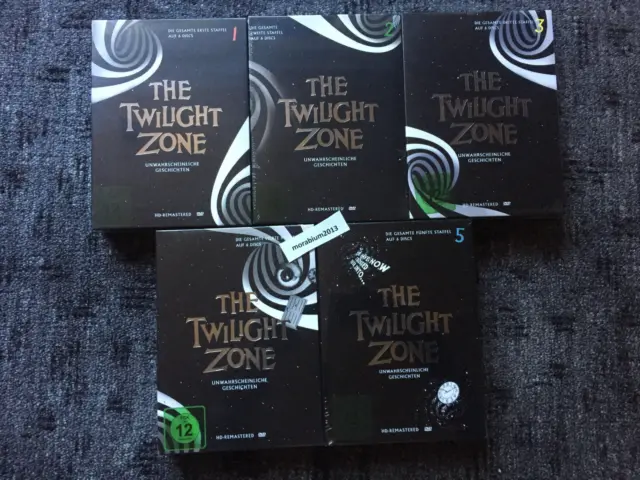 The Twilight Zone - Staffel 1 + 2 + 3 + 4 + 5 - Dvd - Komplette Serie - 30 Dvd