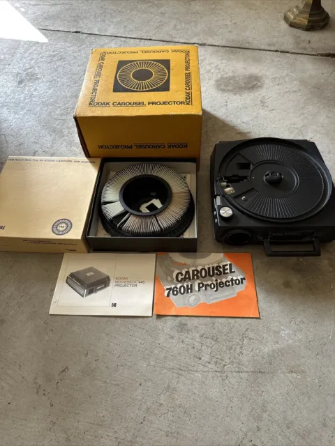 Kodak Carousel 760H Slide Projector - Projector Only UNTESTED No Cords Or Remote