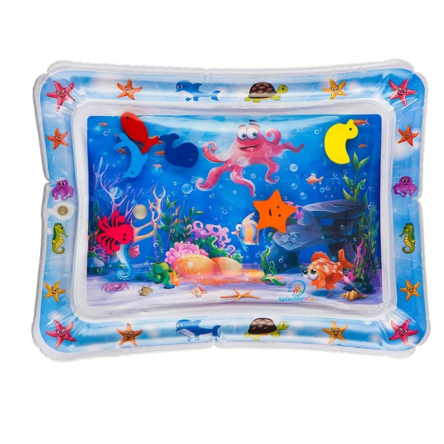 Inflatable Tummy Time Premium Water mat Infants and Toddlers is The Perfect Fun