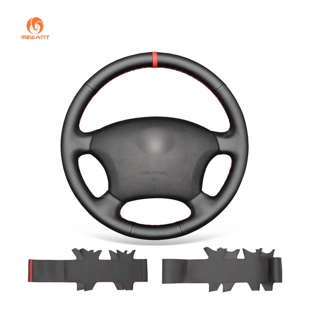 MEWANT Artificial  Leather  Steering Wheel Cover for Toyota Land Cruiser Prado