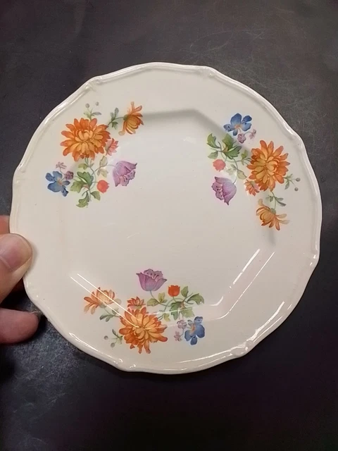 Spring Flowers Paramount Ivory by TAYLOR SMITH & T TS&T Plate Or Saucer