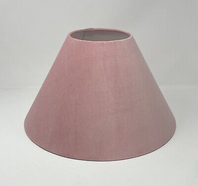 Lampshade Blush Pink Velvet Tapered Coolie Light Shade
