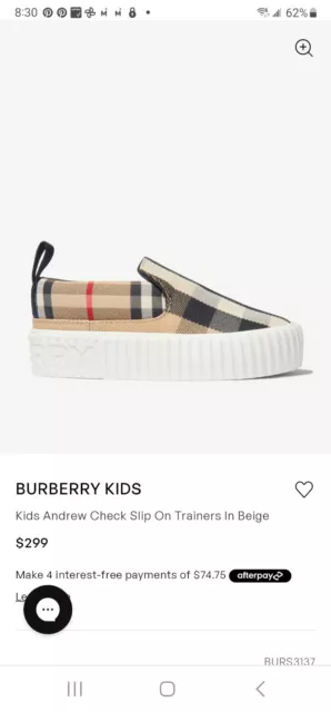 Burberry Kids Shoes