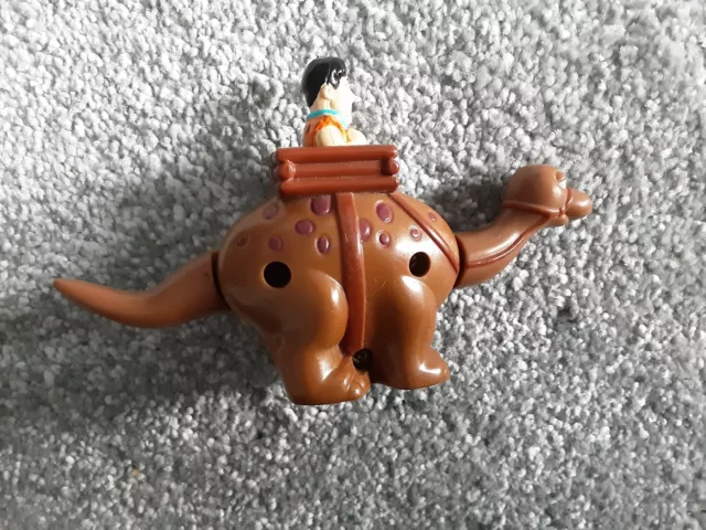 McDonalds Classic Fred on Dino from Flintstones set (E)