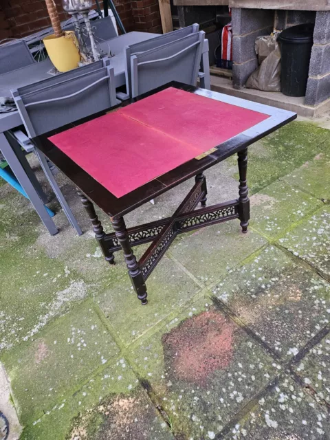 Antique Folding Card Table