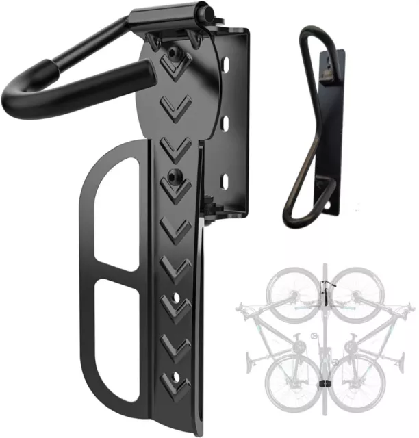 Bike Wall Mount Bike Rack Garage Rack Bike Storage Rack with Tire Tray Bike