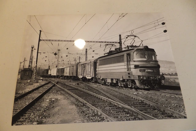 Foto Bild CSD Tschechische Staatsbahn E-Lok S499 Güterzug Güterwagen Lokomotive