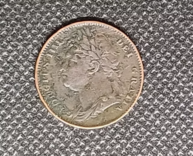 1823 King George IV Copper Farthing