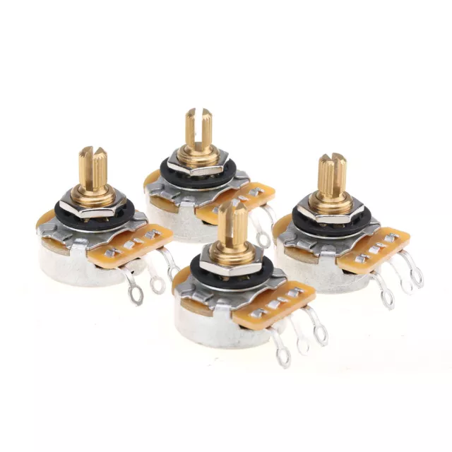 Musiclily Ultra CTS 450 4Pcs A250K Vintage Audio Taper Split Shaft Potentiometer