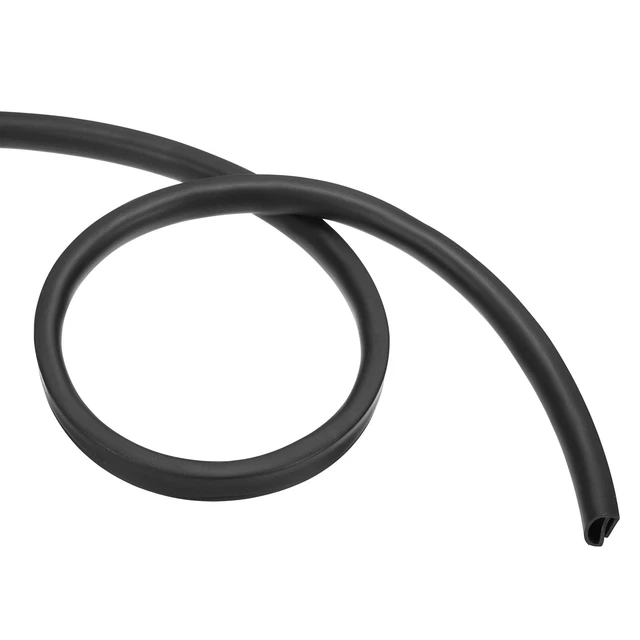 Guarnizione porta 0,43x0,31x78,7" (6 piedi) lunghezza strisce forma ad E congelatore ricambio nero