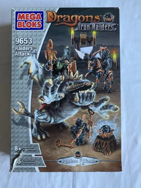 DRAGONS MEGA BLOKS Iron Raiders Raiders Attack 9653 15.99 PicClick UK