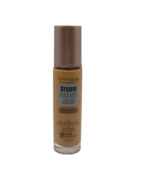 Maybelline Dream Radiant Liquid Hydrating Foundation, 80 Cashew