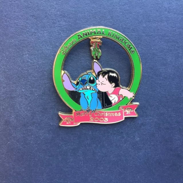 WDW Christmas 2003 Mistletoe Series Lilo Stitch Dangle LE 2500 Disney Pin 26051