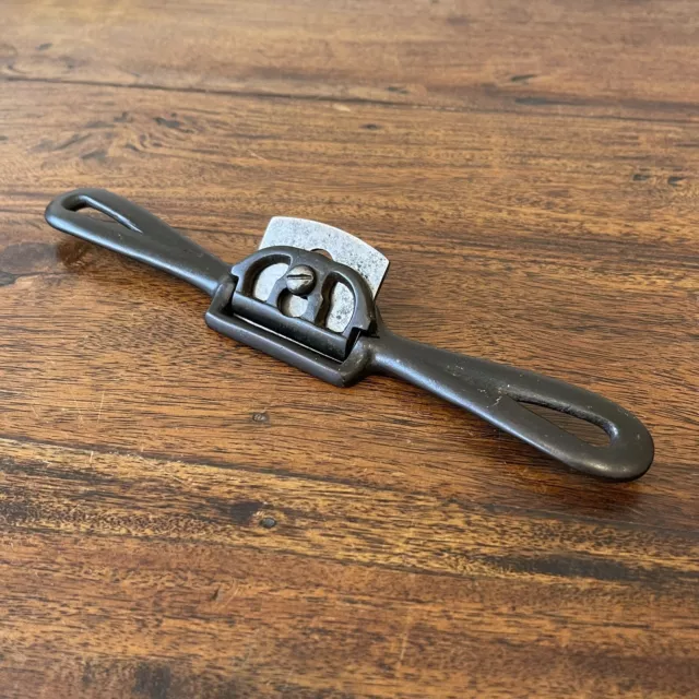 Early Vintage Seymour Smith & Son USA Flat Bottom Spokeshave; SHARP.