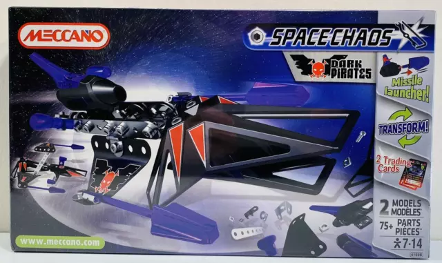 New ~ Meccano Space Chaos Dark Pirates Bomber Set 4100B