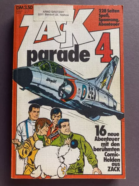 Zack Parade Nr. 4 Comic - Vaillant, Cooper... Taschenbuch Koralle Verlag 1973