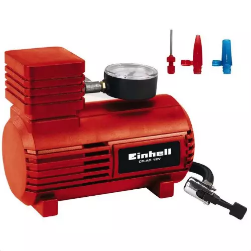 Einhell Compresseur Portable Cc-ac 12V pour Voiture 0-18 BAR Puissant Et