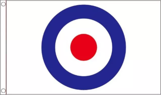 Royal Air Force RAF Target Roundel 5'x3' Flag