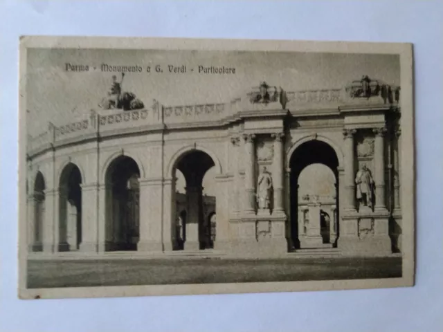 Cartolina - Parma - Monumento A Giuseppe Verdi