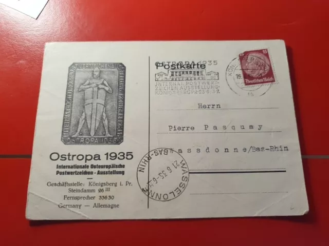 Deutsches Reich Ostropa Wasselonne Bas Rhin AUTOGRAMM "BLUM" ANSEHEN (463)