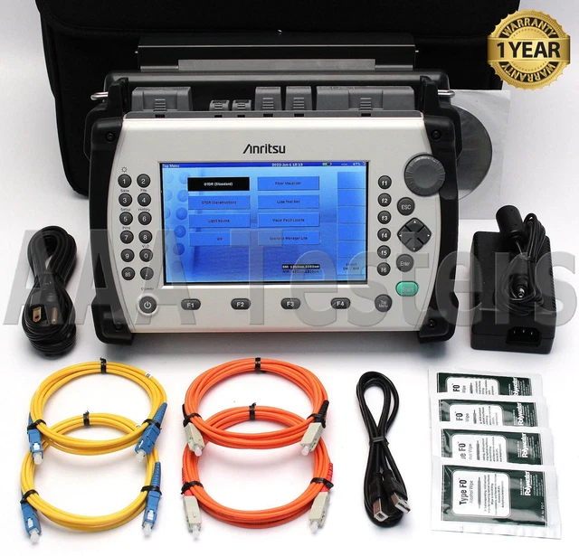ANRITSU MT9083A2 ACCESS Master SM MM Fiber OTDR w/ Power Meter & VFL