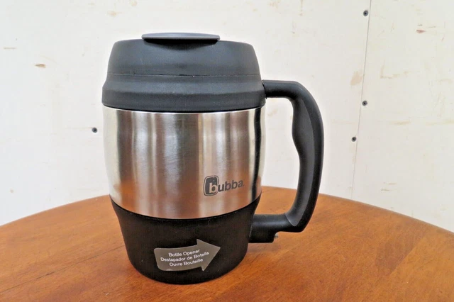 Bubba Keg 52 Oz 1.5 L Black And Silver Insulated Travel Mug With Bottle Opener
