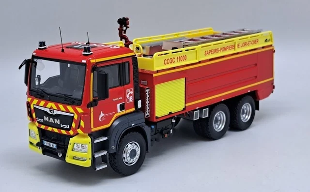 Miniature Alerte 1/43 - Renault K 6x4 CCMC GALLIN SDIS 28 - Camion Pompier Eure Et Loir