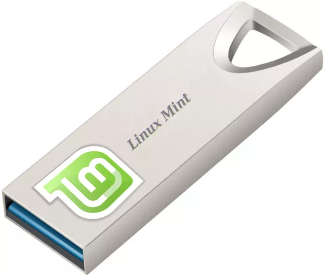 Chiavetta USB Avviabile con Sistema Operativo PC Linux Mint 21.10 Cinnamon