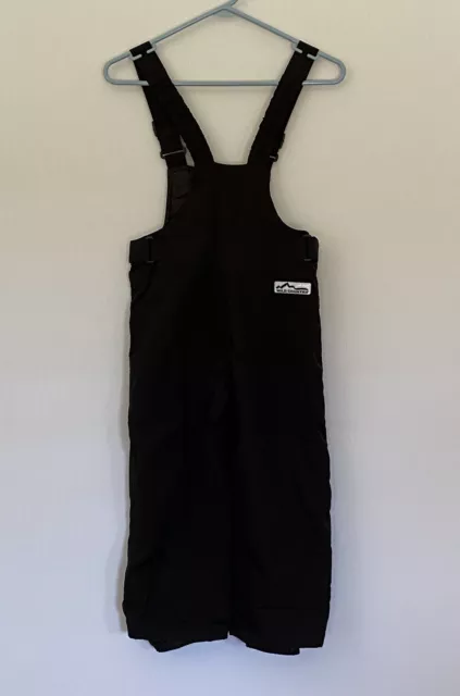 Wild Country Kids Unisex Waterproof Black Snow overalls Size 14 Adjustable Strap