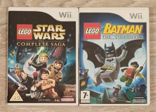 LEGO STAR WARS The Complete Saga & Batmad Bundle- Nintendo Wii Complete