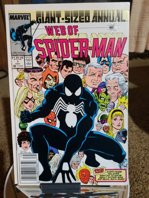 Web Of Spider-Man #3 Giant-Sized Annual (1987, Marvel)  News stand edition