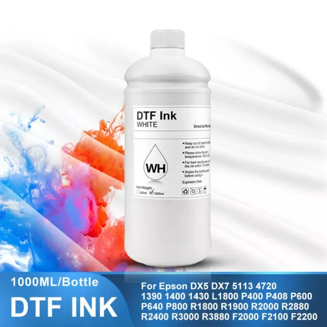 EPSON PRINTER WITH DTF INK HEAT TRANSFER PRINT COTTON T-SHIRT NO
