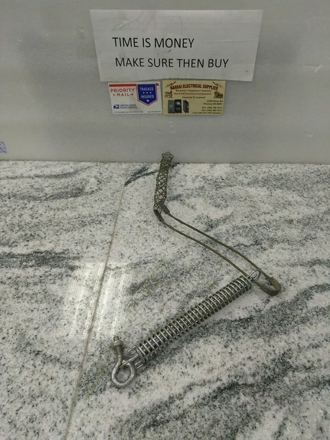 Hubbell 073-04-1282 Bus Drop Grip Braided W/ Safety Spring 18.5" Length (10B1