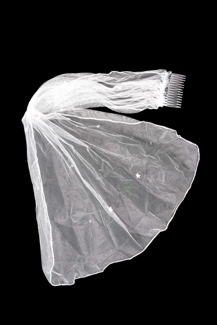 Set 8 Pezzi Per Addio Nubilato | Velo Sposa + Fasce Team Bride | Decorazione In Raso E Tulle - Foto 7