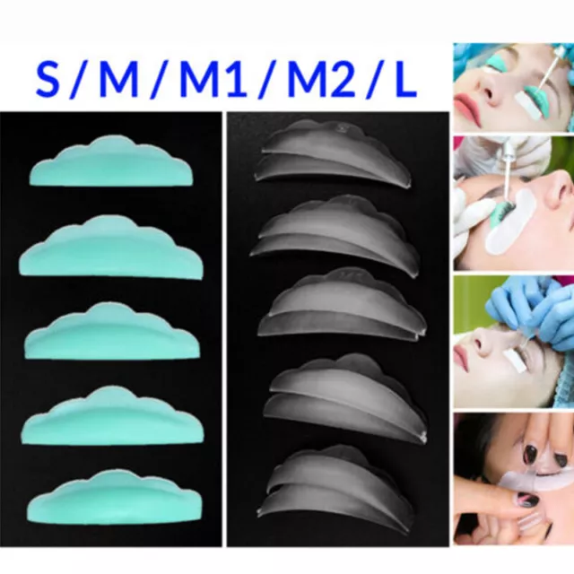 Cuscinetti/Permanente Permanente Per Ciglia In Silicone 5 Protezioni Solleva A