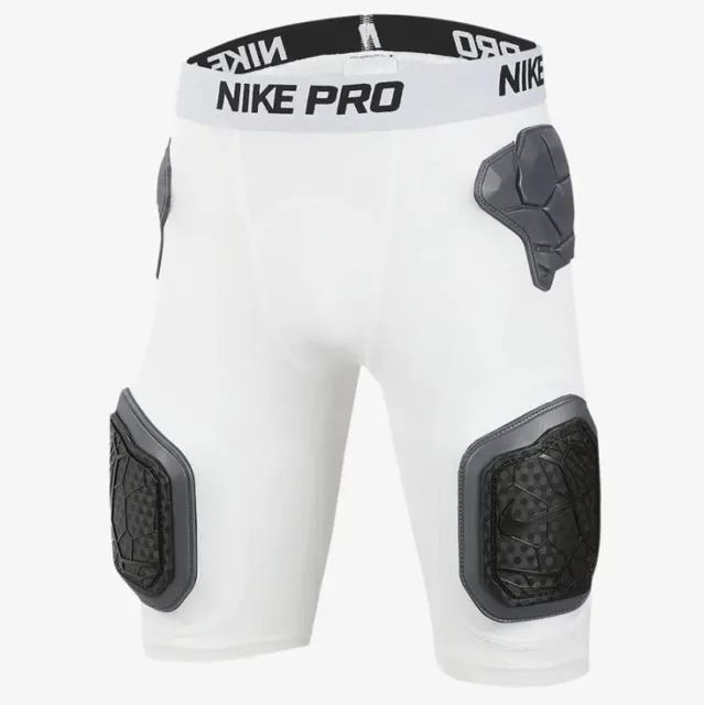 Nike Pro Hyperstrong Padded Football Short Big Boys Large White AO6243-100