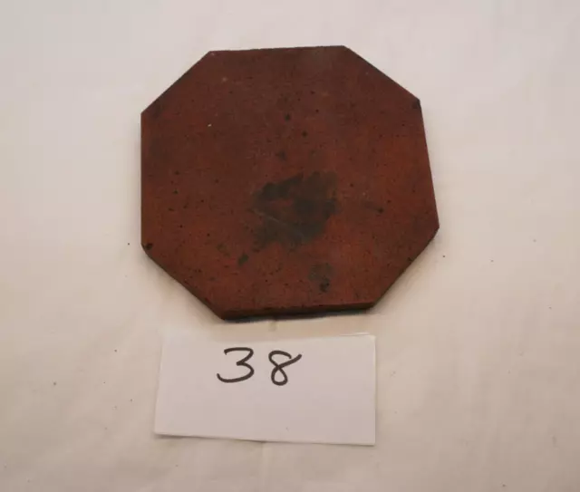 Antique Victorian Hall Floor Encaustic Path Octagon Tiles ref 38