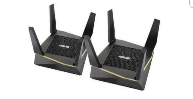 ASUS RT-AX92U AX6100 Sistema Wi-Fi Tri-Band - Nero, confezione da 2