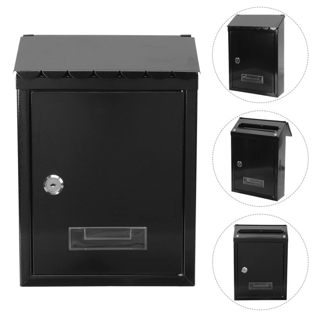 Cassetta Attrezzi Rosa Perfk Cassetta Postale A Parete Cassetta Porta Giornali Cassetta Delle Lettere Cassetta Postale Vintage Da Appendere A Parete Di Grande Capacità Per, ROSA Cassetta Della Posta - Foto 6