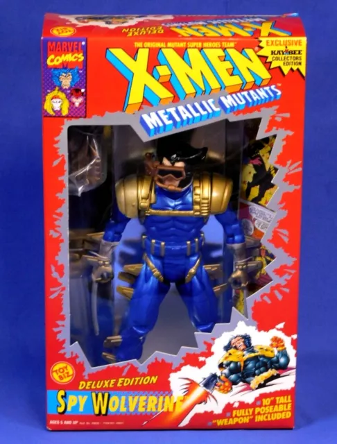Marvel X-Men Spy Wolverine Metallic Mutants 10" Toy Biz
