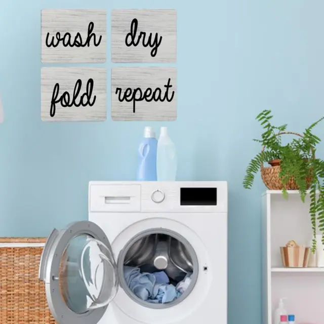 Wand Hängen Wäsche   Plaque Holz Zeichen für Waschküche Speisekammer