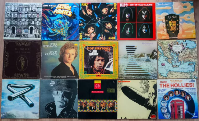 Plattensammlung LP Vinyl Rock 47 Stück