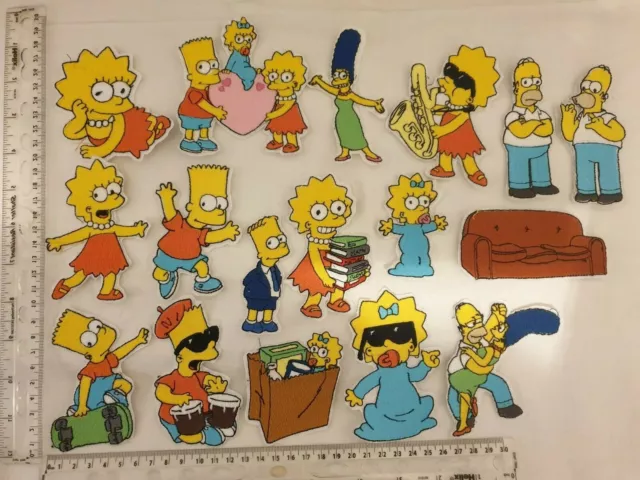 1 New Sew Or Iron-On Embroidered The Simpsons Character Motif Patch Applique