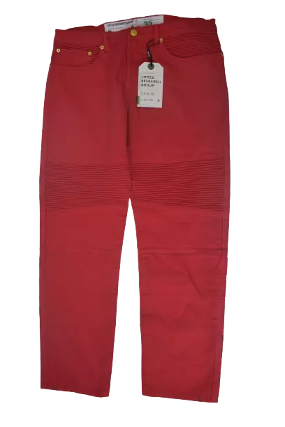 LRG Lifted Research Group Mens Sangria Red True Tapered Payola Jean Pants NWT 32