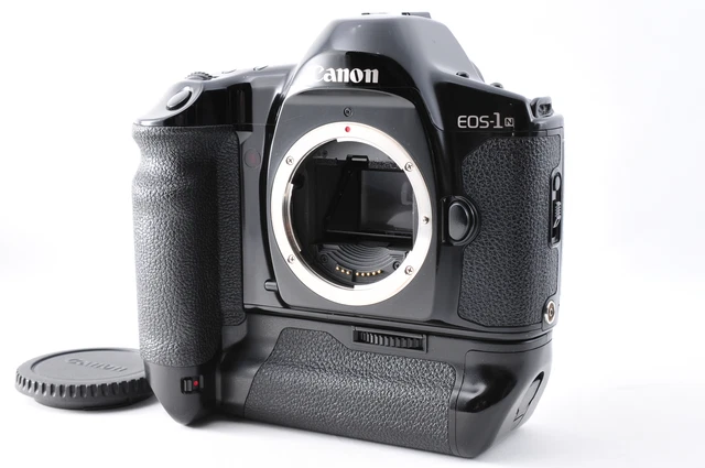 [MINT] Canon EOS-1N 262884 /w POWER DRIVE BOOSTER E1 242878 From JAPAN