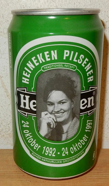 HEINEKEN GIRL ERNA 1987 Limited Edition Beer can from NETHERLANDS (33cl) Empty !